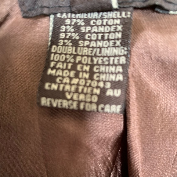 Talie Brown & White Animal Print Zebra Print Chic Y2K Jacket Feminine Trending - Picture 11 of 16